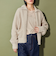 ＜CITEN＞ニットショートジップブルゾン