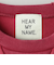 【別注】＜HEAR MY NAME＞ロゴスウェットプルオーバー