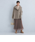 ［size SHORT/TALLあり］SENTDALE WOOL スタンドカラー ミドル コート