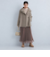 ［size SHORT/TALLあり］SENTDALE WOOL スタンドカラー ミドル コート