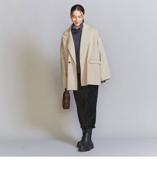 ［新品］BEAUTY&YOUTH リバー テーラードミドルコート　M グレー リバー テーラード ミドルコート｜ユナイテッドアローズ