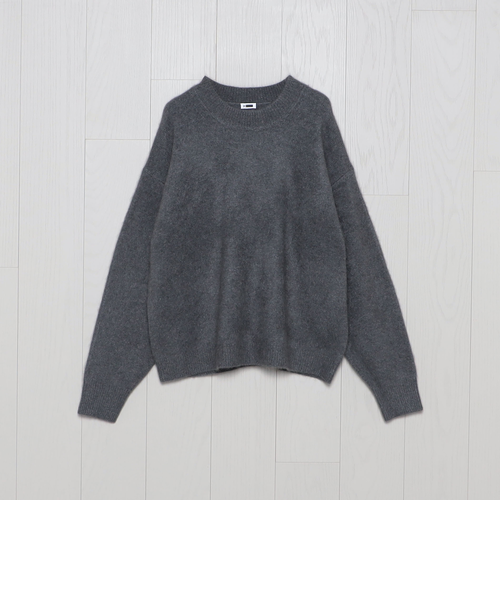 H＞チャイニーズラクーンカシミヤ ニットプルオーバー