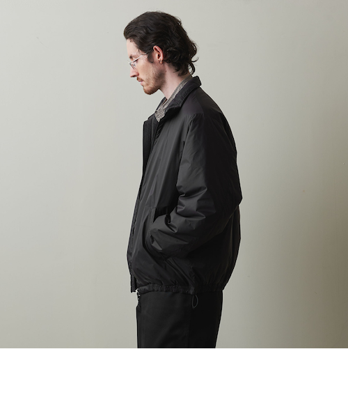 Steven Alan＞ パーテックス オーバル スタンドカラー ブルゾン