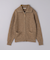 キャメル ミックス ジップアップ ブルゾン