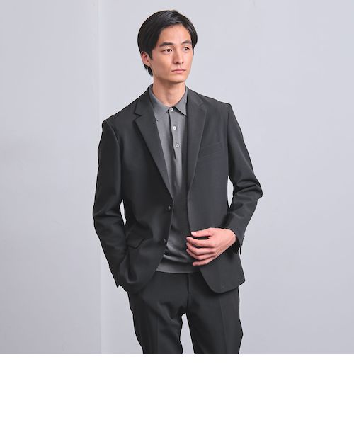 SPORTEX シングル 2ボタン テーラードジャケット UA COZY- 撥水