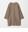 カシミヤブレンド ノーカラーコート ＜A DAY IN THE LIFE＞
