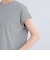 グロッシー フレンチスリーブ Tシャツ -制菌-