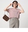 グロッシー フレンチスリーブ Tシャツ -制菌-