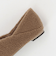 スクエア 2WAY フラットシューズ（ベージュ）