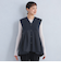 ドッキング ペプラム ニット ジレ -ウォッシャブル-