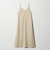 スウェードライク キャミソール ワンピース