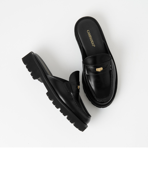 CAMINANDO　レザーローファースライダー UNITED ARROWS LTD. OUTLET｜【別注】<CAMINANDO>レザー コイン