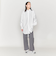 ＜ASTRAET＞フライフロント ロングシャツ UNISEX