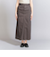 コットン ボックスタック ロングスカート