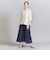 ナイロン シアーギャザースカート -ウォッシャブル-