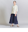 ナイロン シアーギャザースカート -ウォッシャブル-