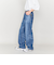 ＜ASTRAET＞13オンス ロングポット デニムパンツ UNISEX