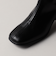 スクエアプレーン ショートブーツ