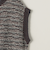＜ASTRAET＞ボーダー ノースリーブ クルーネックニット
