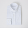 コットン ヘリンボーン ワイドカラー ドレスシャツ -イージーアイロン-