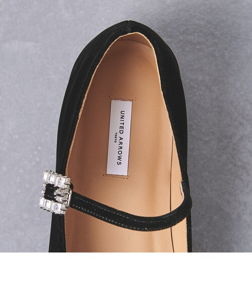 UNITED ARROWS グリッター ベルベット メリージェーン シューズ 【公式 UNITED ARROWS グリッター ベルベット メリージェーン シューズ 【公式