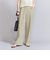 ポリエステルブレンド バックゴム パンツ