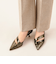 アシンメトリーベルト パンプス45↑
