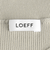 ＜LOEFF＞リブ ハーフスリーブ ニット