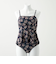 ペプラムビスチェ&ショーツ 花柄 スイムウェア / 水着