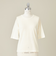 ＜conte＞クルーネック ニットTシャツ