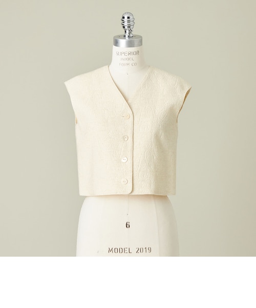 新品＜conte＞レース　ベスト（本日削除します） conte＞ジャガード ベスト｜ユナイテッドアローズ アウトレットの