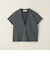 ＜ASTRAET＞コットンテンジク ディープVネックTシャツ