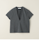 ＜ASTRAET＞コットンテンジク ディープVネックTシャツ