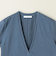 ＜ASTRAET＞コットンテンジク ディープVネックTシャツ