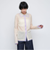 ＜AEWEN MATOPH＞シフォンコンビ ポロ カーディガン
