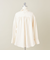 ＜conte＞ヘンプ バックスリット ギャザーシャツ