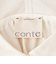 ＜conte＞ヘンプ バックスリット ギャザーシャツ