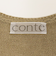 ＜conte＞ディープVネック プルオーバーニット