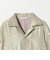 ＜ASTRAET＞シャイニー クロップド オープンカラーシャツ