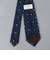 ジャガード スクエア ネクタイ