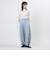 ＜ASTRAET＞スソタブ バレル ワイドパンツ