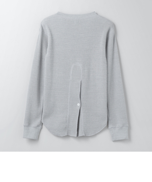 6(ROKU)＞バックスリット サーマル プルオーバー｜ユナイテッド