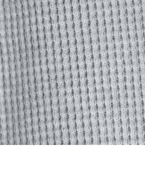 6(ROKU)＞バックスリット サーマル プルオーバー｜ユナイテッド