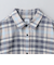 ＜6(ROKU)＞コットン チェック ネルシャツ