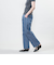 ＜ASTRAET＞クリース デニムパンツ UNISEX