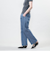 ＜ASTRAET＞クリース デニムパンツ UNISEX