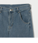 ＜ASTRAET＞クリース デニムパンツ UNISEX