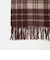 カシミヤブレンド リバーシブル チェック×ソリッドマフラー＜A DAY IN THE LIFE＞