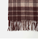 カシミヤブレンド リバーシブル チェック×ソリッドマフラー＜A DAY IN THE LIFE＞