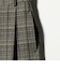 ブラッシュジャガード チェック タックワイドパンツ ‐ウォッシャブル‐＜A DAY IN THE LIFE＞